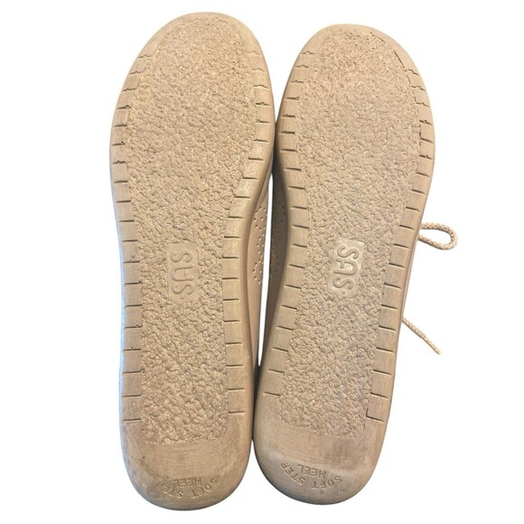 SAS Tripad Taupe‎ Lace Up Leather Orthotic Walking Comfort Flat Shoes 10.5 - Picture 7 of 8